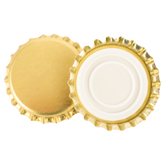 CORCHOLATA DORADA DE 29 mm PARA BOTELLA DE CHAMPAN (50 Pz)