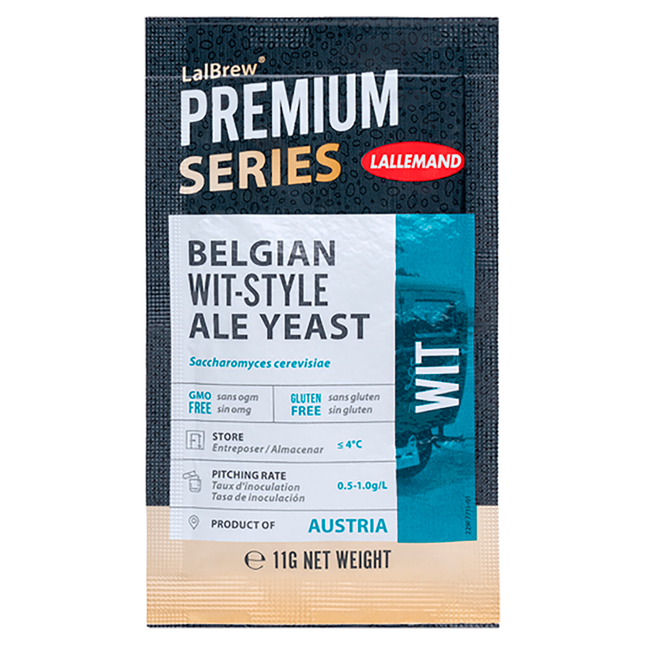 Levadura Wit Belgian Wit-style Ale Yeast 11 g
