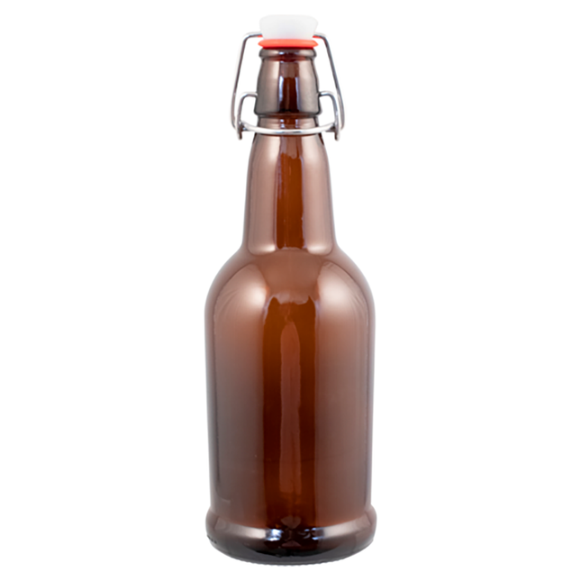 Botella Ez Cap 16 oz (473 ml) Ambar Swing Top