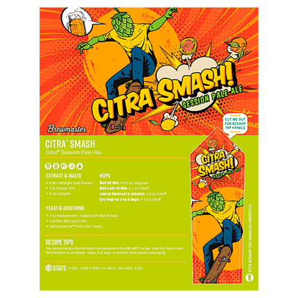 Kit Citra SMASH Session Pale Ale | Kit de elaboración de cerveza con extracto
