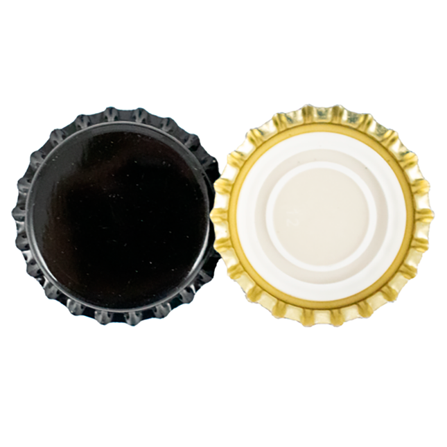 Corcholata Negra de 29 mm para Botella de Champan (50 Pz)