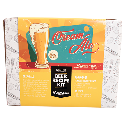 Kit Cream Ale | Kit de elaboración de cerveza con extracto