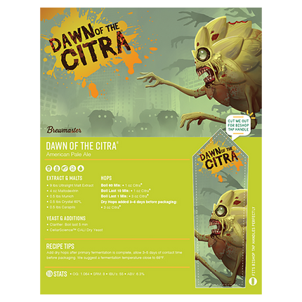 Kit Dawn of the Citra® American Pale Ale | Kit de elaboración de cerveza con extracto