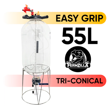 Fermentador Tri-clamp Conico de 55 Litros Fermzilla Easy Grip
