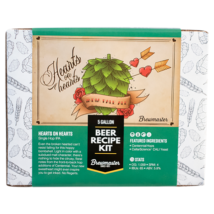 Kit Hearts on Hearts IPA | Kit de elaboración de cerveza con extracto