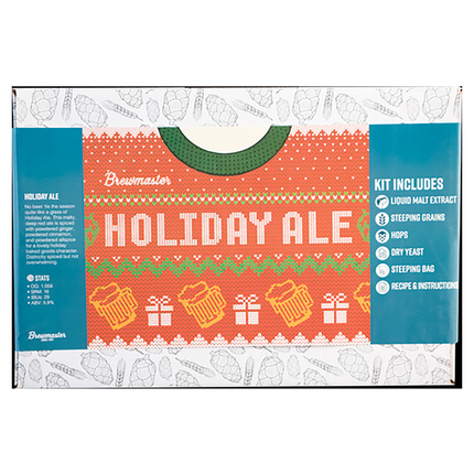 Kit Holiday Ale 5 Galones | Kit de elaboración de cerveza con extracto