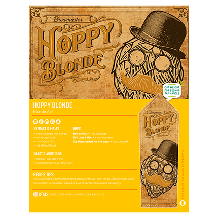 Kit Hoppy Blonde Ale | Kit de elaboración de cerveza con extracto
