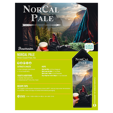 Kit NorCal Pale West Coast Pale Ale | Kit de elaboración de cerveza con extracto