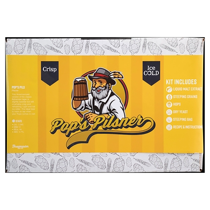 Kit Pop's Pilsner | Kit de elaboración de cerveza con extracto