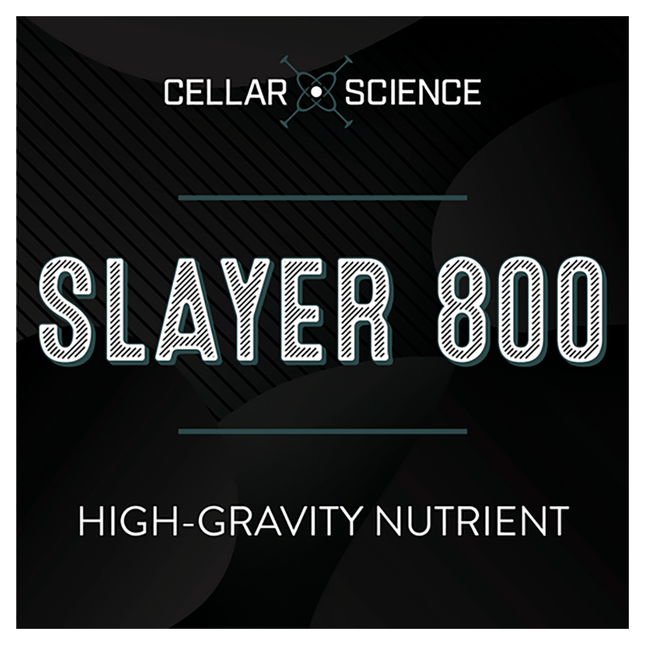 Slayer 800 Nutriente de alta densidad para fermentaciones de 18-20 % de alcohol - 63 g (para 5 Gal)
