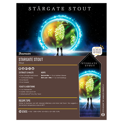 Kit Stargate Stout | Kit de elaboración de cerveza con extracto