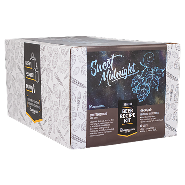 Kit Sweet Midnight Milk Stout | Kit de elaboración de cerveza con extracto