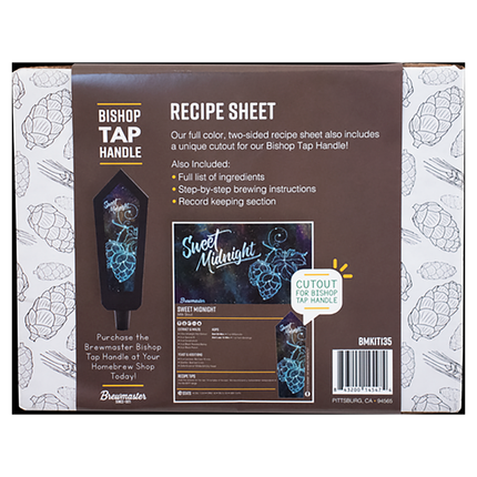 Kit Sweet Midnight Milk Stout | Kit de elaboración de cerveza con extracto