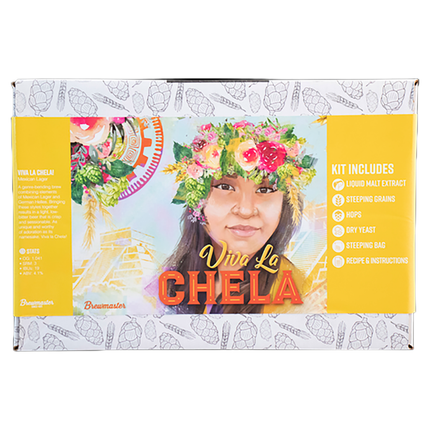 Kit Viva la Chela! Mexican Lager | Kit de elaboración de cerveza con extracto