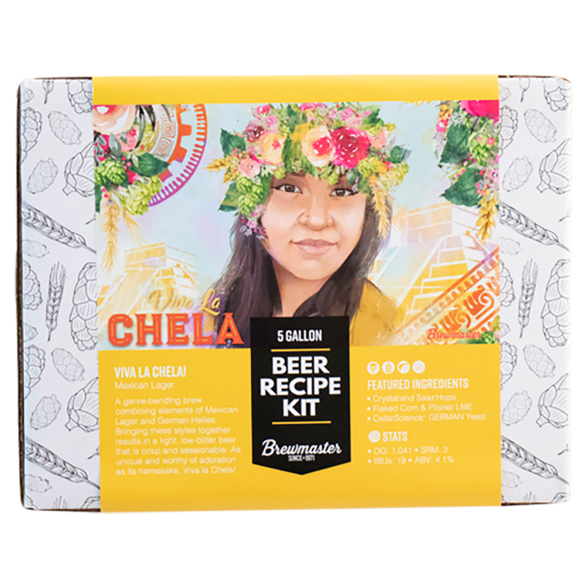 Kit Viva la Chela! Mexican Lager | Kit de elaboración de cerveza con extracto