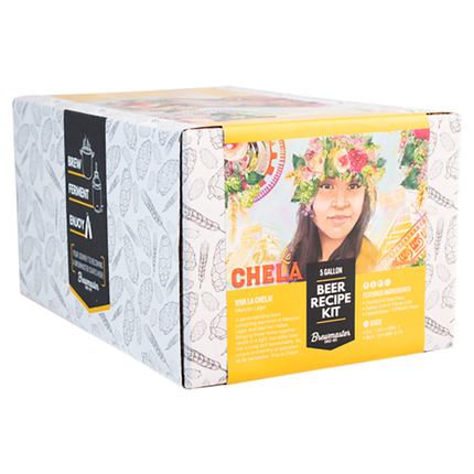 Kit Viva la Chela! Mexican Lager | Kit de elaboración de cerveza con extracto