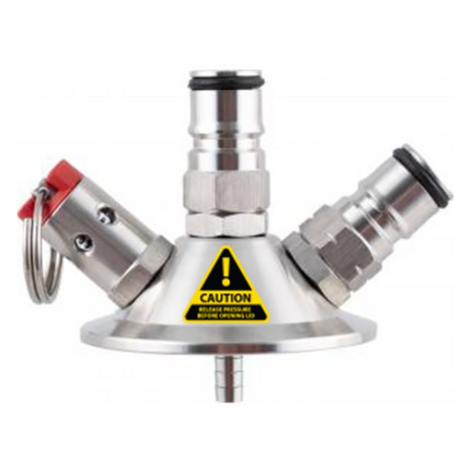 ADAPTADOR PARA CONVERTIR BARRIL SANKE A BALL LOCK