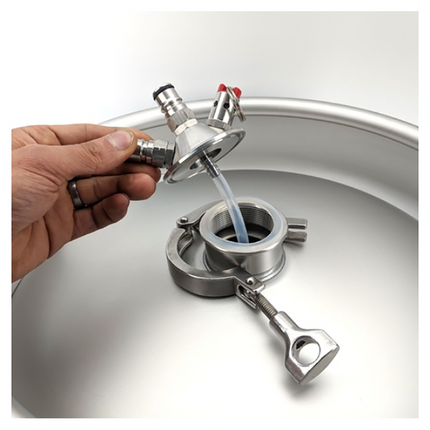 ADAPTADOR PARA CONVERTIR BARRIL SANKE A BALL LOCK