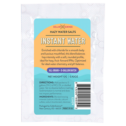 AGUA INSTANTANEA CellarScience®™ | SALES PARA AGUA HAZY | 5 GALONES