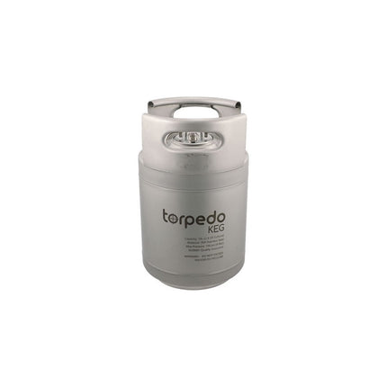 BARRIL TORPEDO 9.5 LITROS, CONEXIONES BALL LOCK