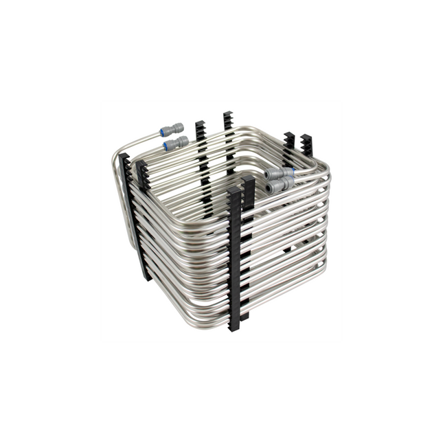 BOBINA DE ACERO INOXIDABLE KegLand | CUADRADA | 2 LINEAS