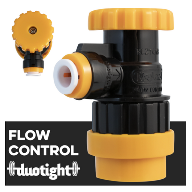 CONECTOR BALL LOCK SALIDA DE LIQUIDO CON CONTROL DE FLUJO Y SALIDA DUOTIGHT 8 MM (5/16)
