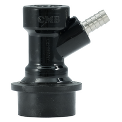 CONECTOR BALL LOCK SALIDA DE LIQUIDO CON ESPIGA (NEGRO)