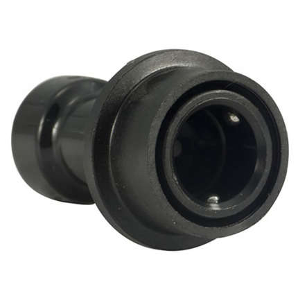 CONECTOR BALL LOCK SALIDA DE LIQUIDO CON ESPIGA (NEGRO)