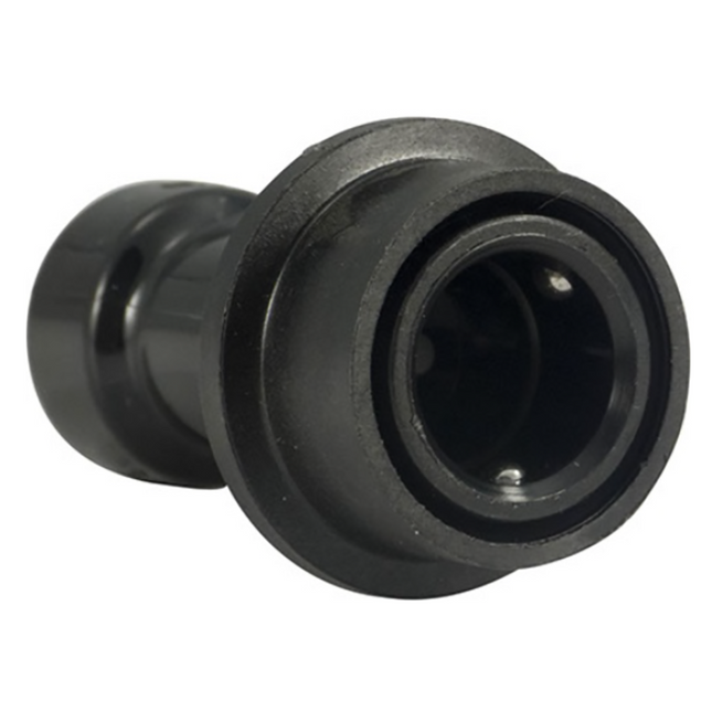 CONECTOR BALL LOCK SALIDA DE LIQUIDO CON ESPIGA (NEGRO)
