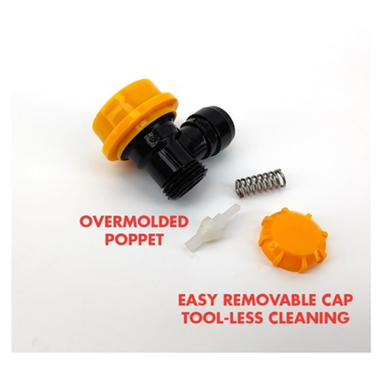 CONECTOR BALL LOCK SALIDA DE LIQUIDO CON SALIDA DUOTIGHT 8 MM (5/16)