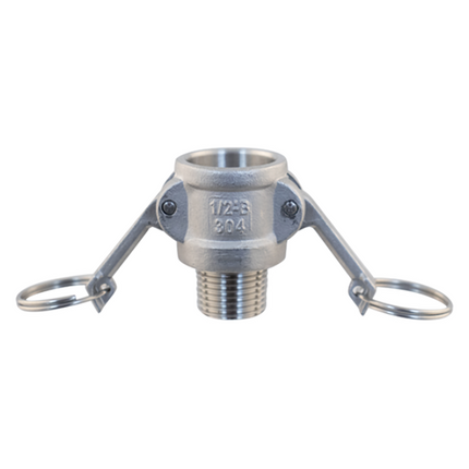 CONECTOR CAMLOCK HEMBRA CON ROSCA DE 1/2" MACHO (TIPO B)