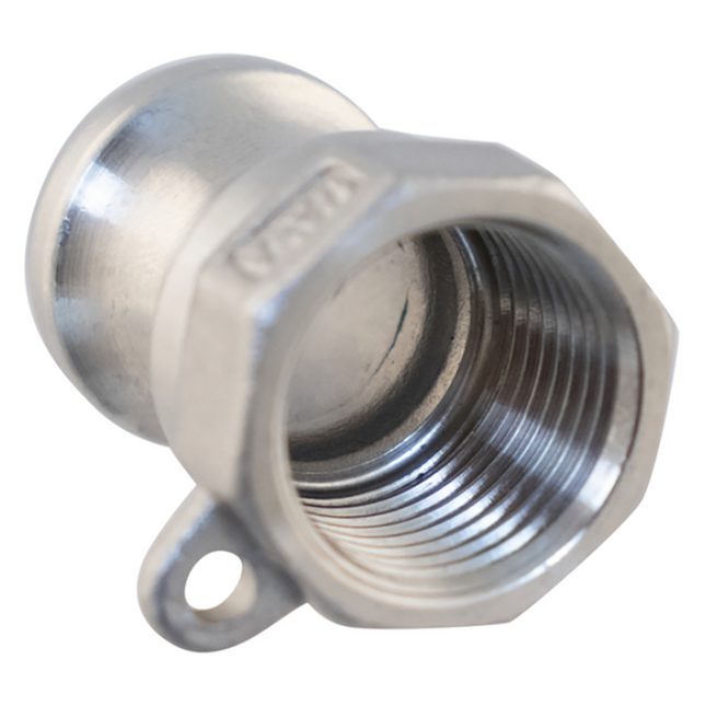 CONECTOR CAMLOCK MACHO CON ROSCA DE 1/2" HEMBRA (TIPO A)