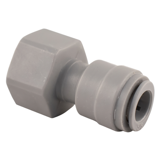 CONECTOR DUOTIGHT 9.5 mm (3/8 in.) CON ROSCA DE 1/2" BSP