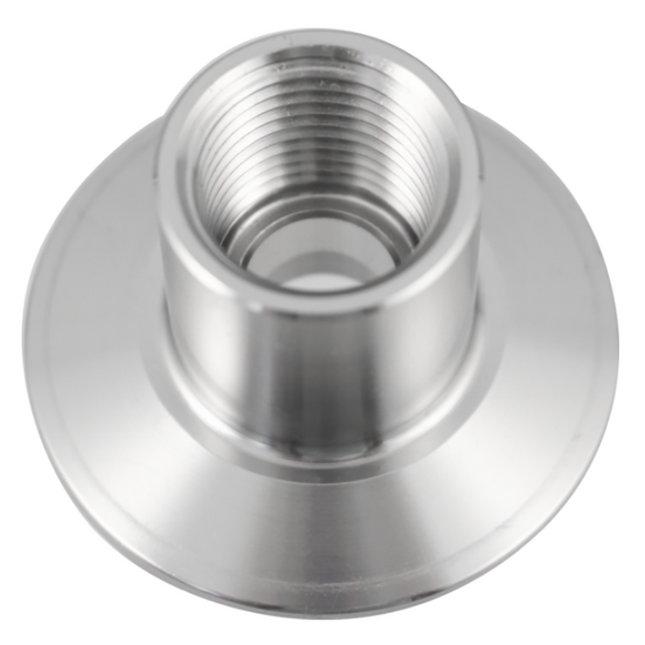 CONECTOR FORGEFIT TRI-CLAMP 1.5" CON ROSCA FTP DE 1/2"