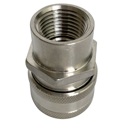 CONECTOR RAPIDO HEMBRA CON ROSCA DE 1/2"