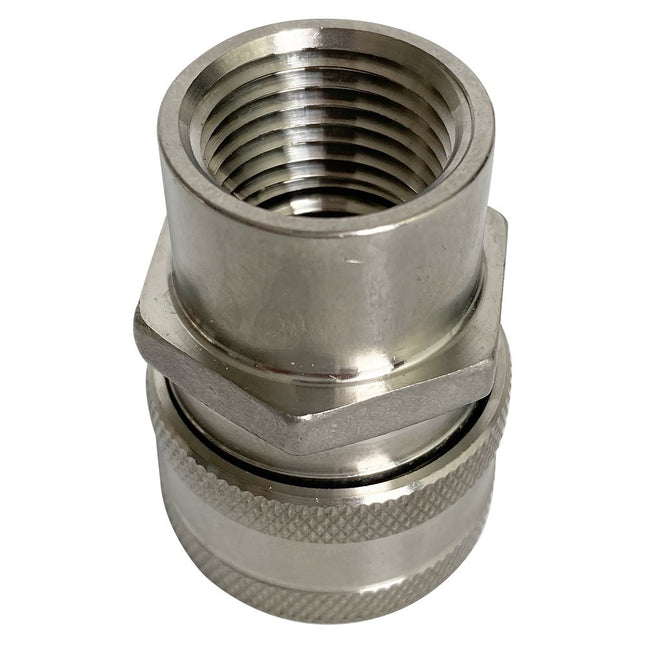 CONECTOR RAPIDO HEMBRA CON ROSCA DE 1/2"