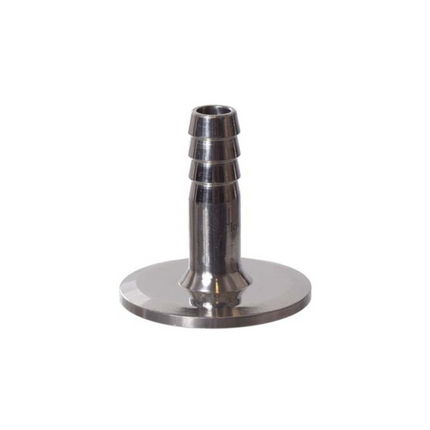 CONECTOR TRI-CLAMP 1.5" CON ESPIGA DE 1/2" DE ACERO INOXIDABLE