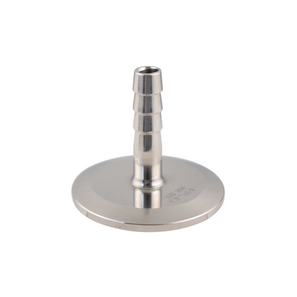 CONECTOR TRI-CLAMP 1.5" CON ESPIGA DE 3/8" DE ACERO INOXIDABLE