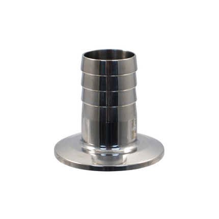 ESPIGA TRI-CLAMP 1.5" CON ESPIGA DE 1" (CORTA) DE ACERO INOXIDABLE