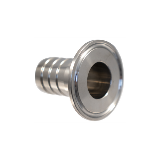 ESPIGA TRI-CLAMP 1.5" CON ESPIGA DE 1" (CORTA) DE ACERO INOXIDABLE