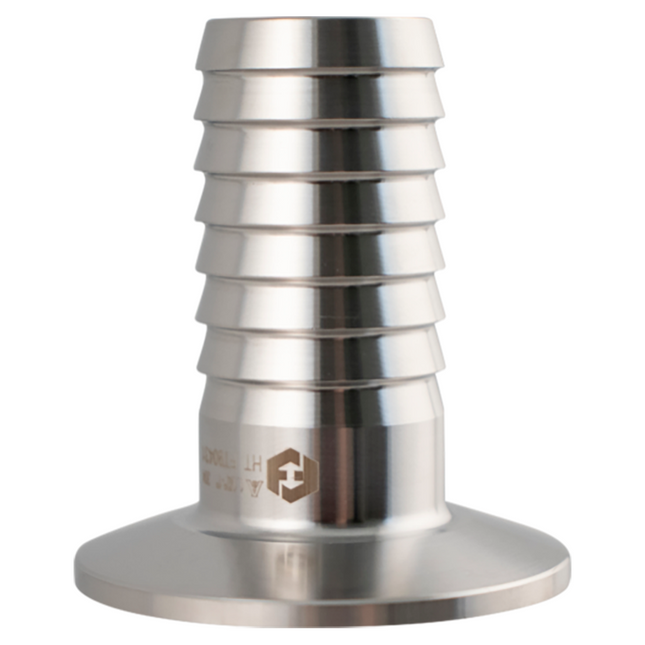ESPIGA TRI-CLAMP 1.5" CON ESPIGA DE 1" (LARGA) DE ACERO INOXIDABLE