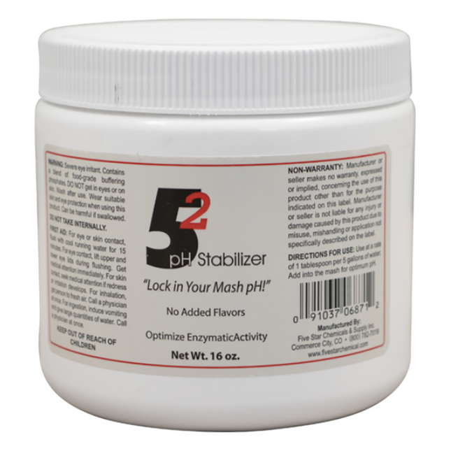 ESTABILIZADOR DE pH 5.2 (1 lb)