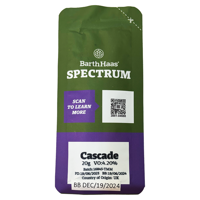 EXTRACTO DE LUPULO SPECTRUM® CASCADE 20g Sachet