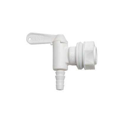 GRIFO DE PLASTICO BLANCO PARA CUBETA DE FERMENTACIÓN 1/2"