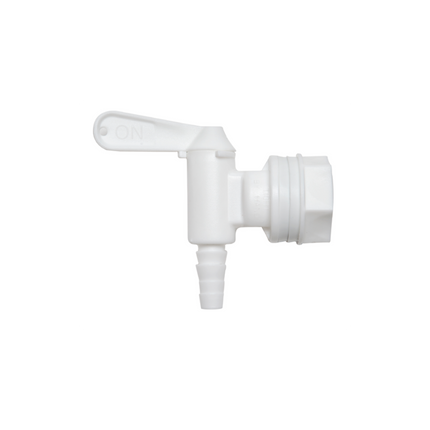 GRIFO DE PLASTICO BLANCO PARA CUBETA DE FERMENTACIÓN 1/2"