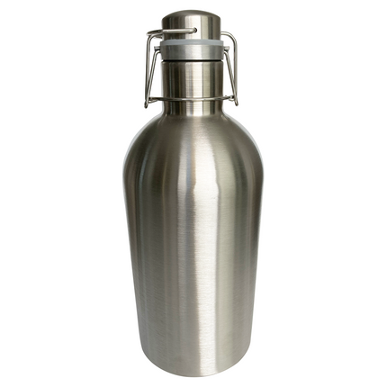 GROWLER DE ACERO INOXIDABLE DE 2 LITROS Y DOBLE PARED