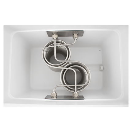 JOCKEY BOX DE ACERO INOXIDABLE KOMOS® (2 GRIFOS) - ENTRADA TRASERA