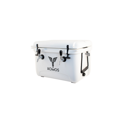 JOCKEY BOX KOMOS® RUBICON (2 GRIFOS) COLD PLATE CONEXIONES DUOTIGHT - ENTRADA LATERAL