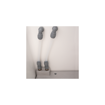 JOCKEY BOX KOMOS® RUBICON (2 GRIFOS) COLD PLATE CONEXIONES DUOTIGHT - ENTRADA LATERAL