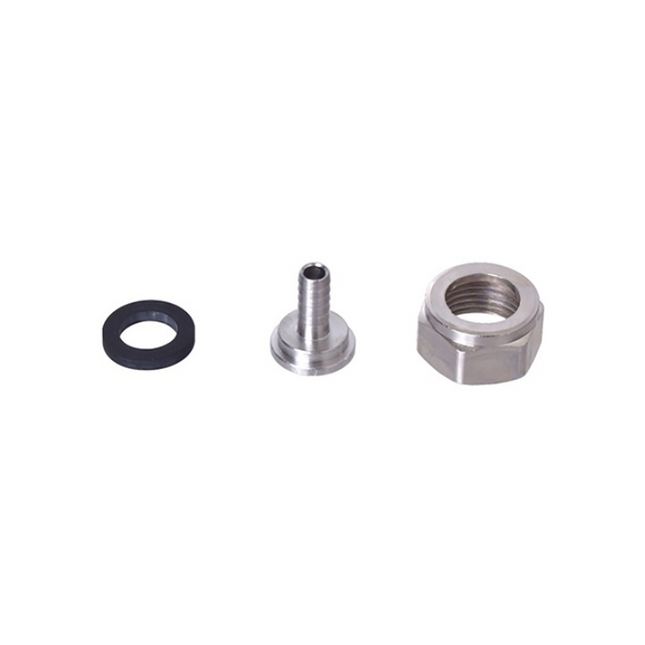 KIT DE ESPIGA 1/4", TUERCA HEXAGONAL Y EMPAQUE